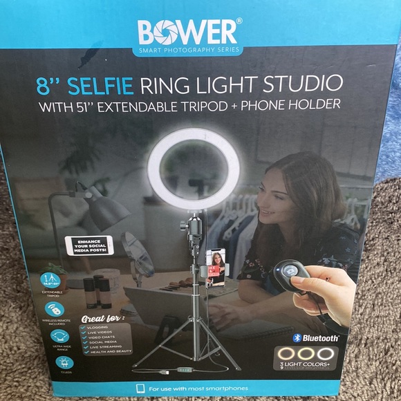 8" SELFIE RING LIGHT - Picture 4 of 8